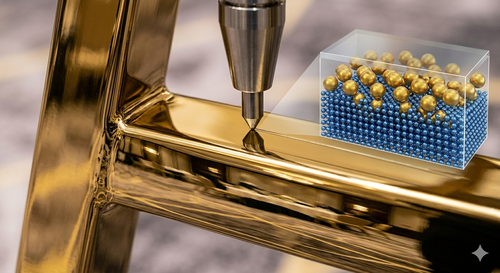 Dernières nouvelles de l'entreprise Arrêtez les rayures métalliques: Finition miroir en or et sièges en acier inoxydable pour les salles de luxe