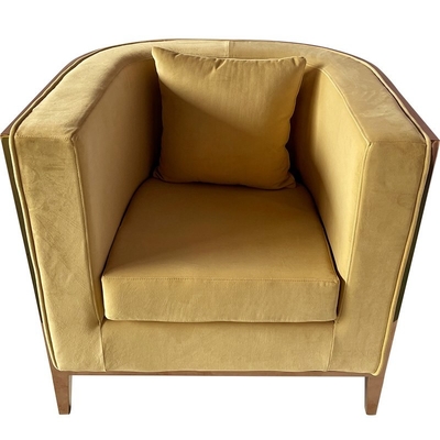 Triple moderne simple de luxe léger nordique de Sofa Hotel Lobby Single Double de salon de tissu