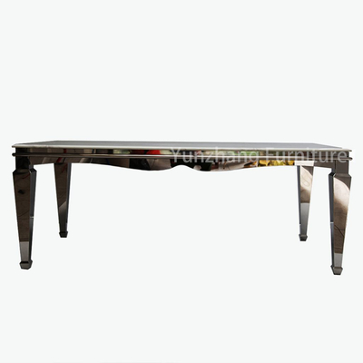75cm de hauteur 10 personnes table à manger multifonctionnelle en acier inoxydable doré