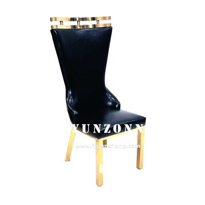Chaise de salle à manger en cuir PU italien, vente en gros de meubles de luxe pour la maison, fournisseur de chaises de salle à manger d'hôtel
