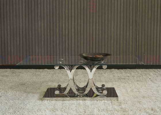 La petite table de salle à manger en verre rectangulaire moderne a placé 4 8 6 Seater en-dessous de 10000