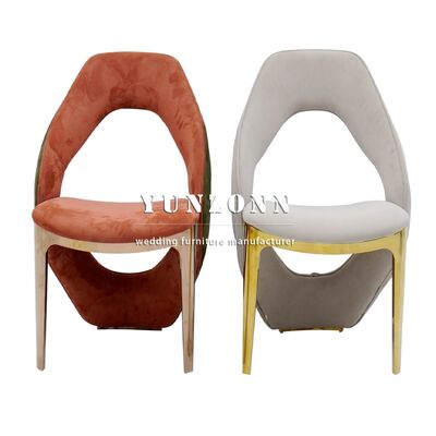 Chaises trône modernes en acier inoxydable de style royal pour hôtels, villas, salons, mobilier de luxe pour événements de mariage, style Dubaï