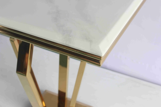 Le Tableau et la chaise de luxe modernes ont placé la table de salle à manger et la chaise rectangulaires