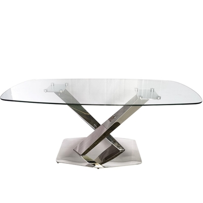 Tables de salle à manger modernes de luxe uniques à la maison avec X - base
