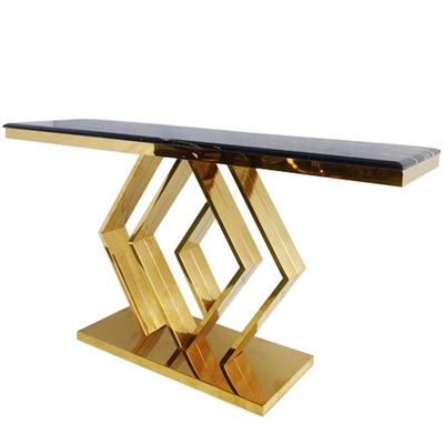 Table de console près du mur lumière de luxe table d'entrée de l' hôtel hall d'entrée table de vue d' extrémité