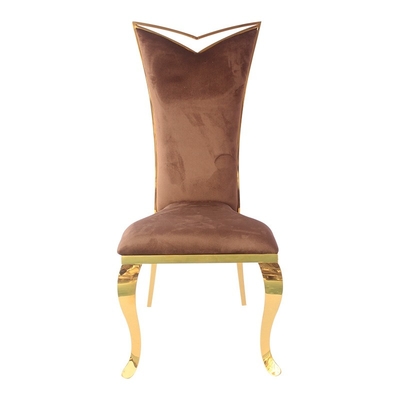 Chaise simple en velours - Design léger et luxueux - Poids brut de 7 kg