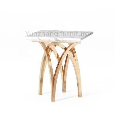 Côté unique Sofa Table Living Room Furniture de conception avec à base métallique