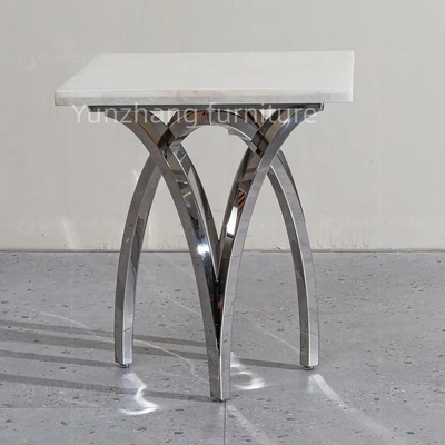 Conception discrète argentée de sens de Sofa Side End Table Line de meubles d'hôtel