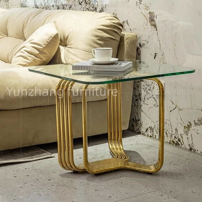 Meubles à la maison modernes de table basse carrée de luxe conçus pour le salon