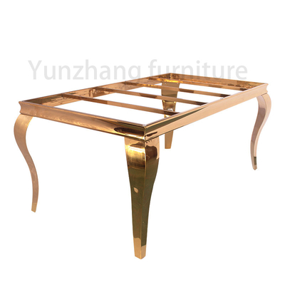 Maison légère rectangulaire simple petit appartement Table à manger et combinaison de chaise Table à manger en marbre de luxe