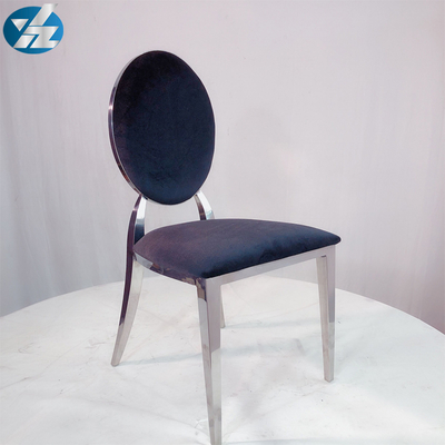 Chaise de salle à manger luxueuse en cuir avec 4 pieds sans accoudoir