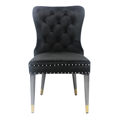 Chaise de salle à manger de couleur noire chaise d'hôtel banquet