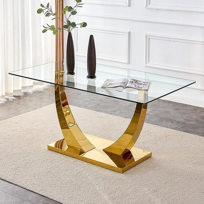 Meubles d'intérieur Table basse en acier inoxydable