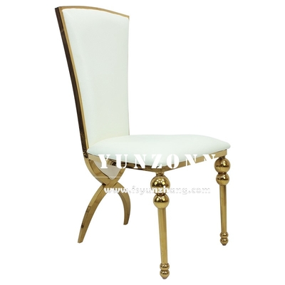 Grandes chaises les épousant de luxe pour des jambes de Chair Cross Back de jeunes mariés
