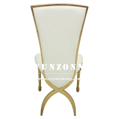 Grandes chaises les épousant de luxe pour des jambes de Chair Cross Back de jeunes mariés