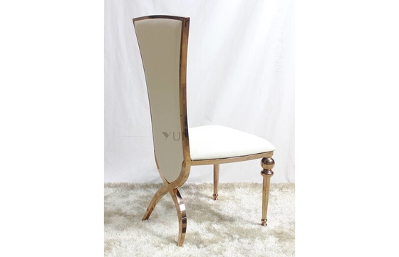 Grandes chaises les épousant de luxe pour des jambes de Chair Cross Back de jeunes mariés