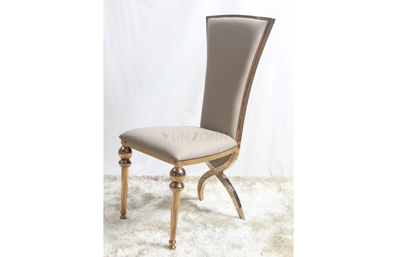 Grandes chaises les épousant de luxe pour des jambes de Chair Cross Back de jeunes mariés