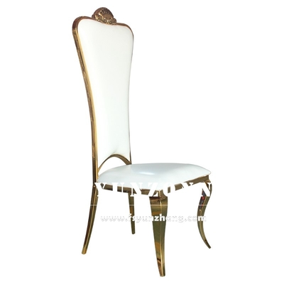 Haute chaise d'or arrière de banquet de Chair Elegant Wedding de jeunes mariés