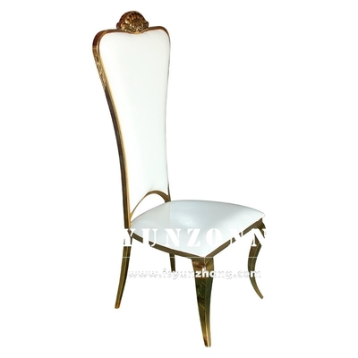 Haute chaise d'or arrière de banquet de Chair Elegant Wedding de jeunes mariés