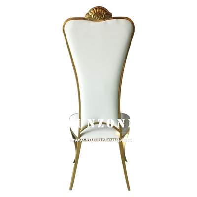 Haute chaise d'or arrière de banquet de Chair Elegant Wedding de jeunes mariés