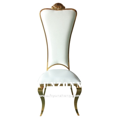 Haute chaise d'or arrière de banquet de Chair Elegant Wedding de jeunes mariés