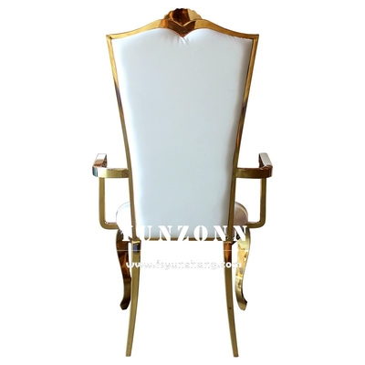 Cadre fort élégant d'or de chaise de banquet de mariage pour la réception et l'événement