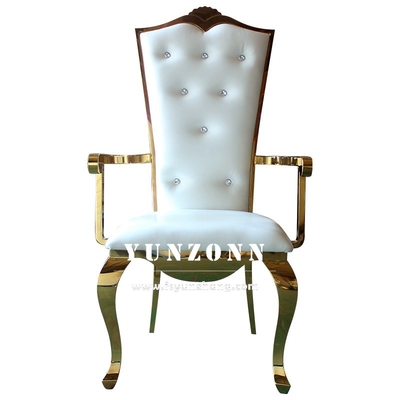 Cadre fort élégant d'or de chaise de banquet de mariage pour la réception et l'événement