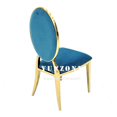 Meubles de salle à manger modernes Design d'empilement Chaise de salon de l'hôtel Meuble de salle à manger en métal inoxydable