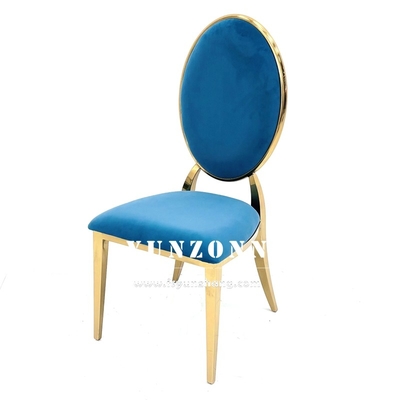Meubles de salle à manger modernes Design d'empilement Chaise de salon de l'hôtel Meuble de salle à manger en métal inoxydable