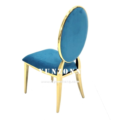 Meubles de salle à manger modernes Design d'empilement Chaise de salon de l'hôtel Meuble de salle à manger en métal inoxydable