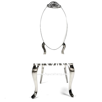 Chaise en métal de luxe pour restaurant d'hôtel, design couronne, en acier inoxydable doré, chaise de mariage royale