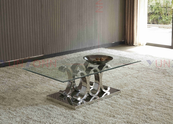 La petite table de salle à manger en verre rectangulaire moderne a placé 4 8 6 Seater en-dessous de 10000