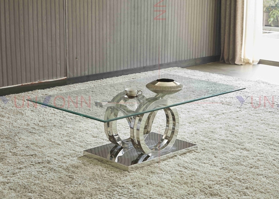 La petite table de salle à manger en verre rectangulaire moderne a placé 4 8 6 Seater en-dessous de 10000