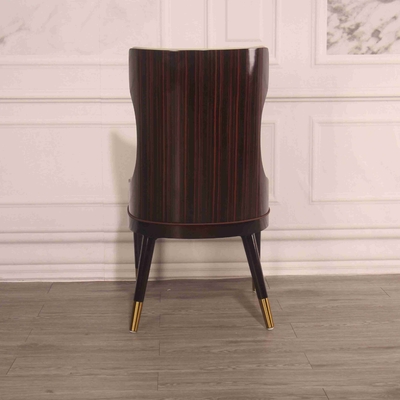 La salle à manger capitonnée simple préside la chaise américaine de café a placé des loisirs créatifs