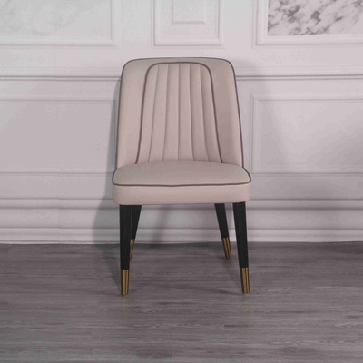 Éponge élastique d'unité centrale de chaise de dos en bois solide d'hôtel la haute a capitonné des chaises de salle à manger