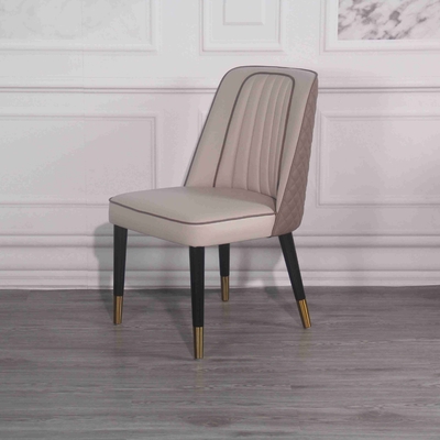 Éponge élastique d'unité centrale de chaise de dos en bois solide d'hôtel la haute a capitonné des chaises de salle à manger