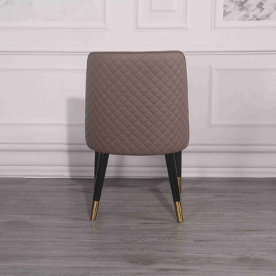 Éponge élastique d'unité centrale de chaise de dos en bois solide d'hôtel la haute a capitonné des chaises de salle à manger