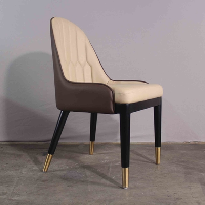 Chaise dinante en bois solide nordique de fauteuil simple moderne avec l'OEM de loisirs de bras