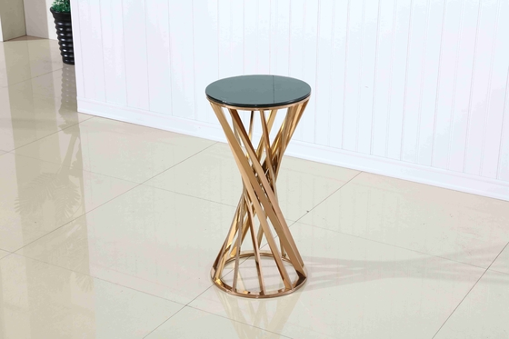 La chaise décorative de Tableau de bar d'étagère d'usine a placé le support de pot de fleur d'acier inoxydable pour le mariage de partie d'événement