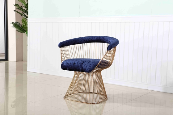 La réception d'hôtel de jardin de loisirs préside le cadre à base métallique d'acier inoxydable de salon de chaise d'accent