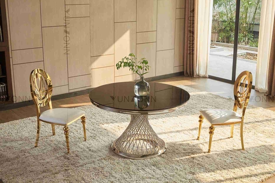 Petite table de salle à manger ronde de jolie base de taille pour des meubles de 4 familles