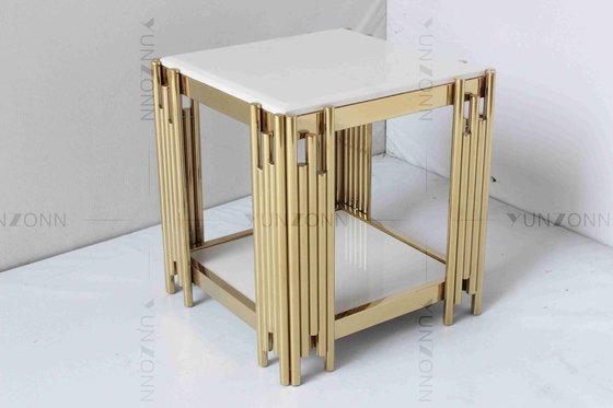 Petit cadre moderne simple d'acier inoxydable de fer de Tableau de console de bande irrégulière