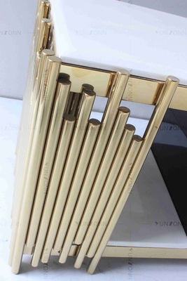 Petit cadre moderne simple d'acier inoxydable de fer de Tableau de console de bande irrégulière