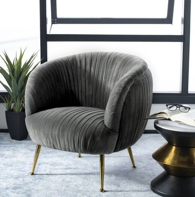Détendez Sofa Chair Padded Dining Room préside les jambes droites de haute éponge élastique