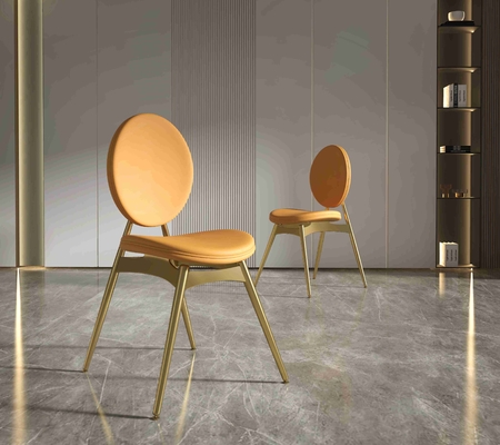 201 salon bas formé par seater de luxe de la table de salle à manger 6 de collection d'or d'acier inoxydable