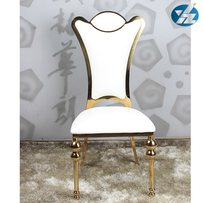 55X60X110 solides solubles a tapissé diner les chaises d'événement de mariage d'hôtel plaquées par or de chaise
