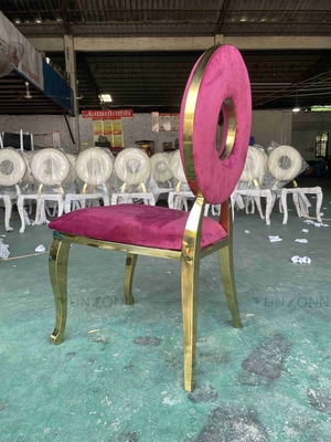 Diner arrière rond préside les chaises empilables de banquet de fonction de conception spéciale