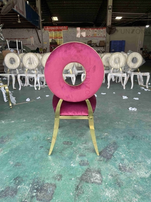 Diner arrière rond préside les chaises empilables de banquet de fonction de conception spéciale