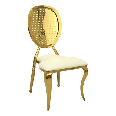 Bon prix Atrovirens en cuir en PU blanc chaises de réception pour les mariages et les événements en ligne