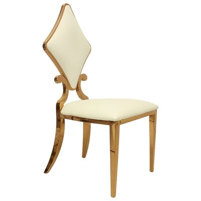 Bon prix Sièges tapissés arrières prismatiques les épousant empilables de chaise d'acier inoxydable en ligne